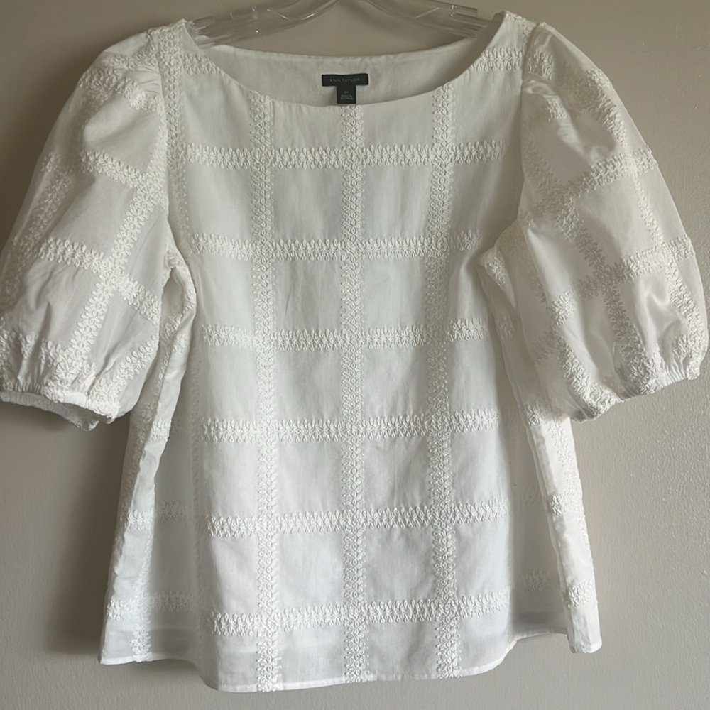 Ann Taylor boatneck popover NWT